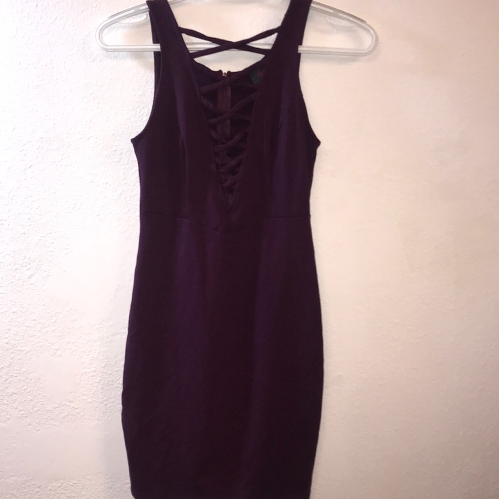 Purple club dress size small